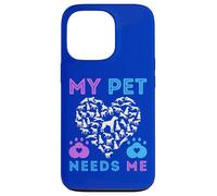 My Pet Needs Me Suicide Emotional Support Pets Dog Boy Girl Case for iPhone 13 Pro