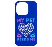 My Pet Needs Me Suicide Emotional Support Pets Dog Boy Girl Case for iPhone 14 Pro