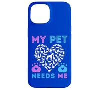 My Pet Needs Me Suicide Emotional Support Pets Dog Boy Girl Case for iPhone 15
