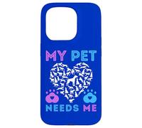 My Pet Needs Me Suicide Emotional Support Pets Dog Boy Girl Case for iPhone 15 Pro