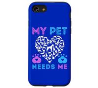 My Pet Needs Me Suicide Emotional Support Pets Dog Boy Girl Case for iPhone SE (2020) / 7/8