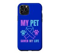 My Pet Saved My Life Suicide Prevention Emotional Cat Dog Case for iPhone 11 Pro
