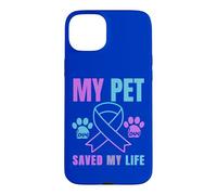 My Pet Saved My Life Suicide Prevention Emotional Cat Dog Case for iPhone 15 Plus