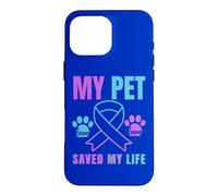My Pet Saved My Life Suicide Prevention Emotional Cat Dog Case for iPhone 16 Pro Max