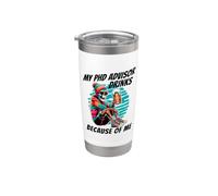 My PhD Advisor Drinks Because of Me | Funny PhD Advisor Stainless Steel Insulated Tumbler