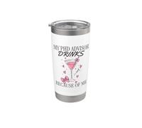 My PhD Advisor Drinks Because of Me | PhD Advisor Present Stainless Steel Insulated Tumbler