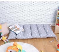 My Photostation.com Toddler Cushion for Climbing Arch Montessori Rocker Cushion Set Climbing Arch Pillow Floor Cushion Toddler Nap Mat - Gray Sky Stars