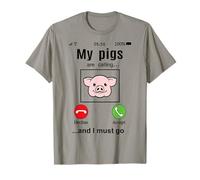 My pigs are calling farmer birthday gift pig farm animal fun T-Shirt