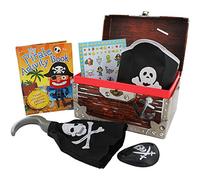 My Pirate Treasure Chest - Secret Money Box Activity Book Eye Patch Pirate Hat Stickers and More (Hobby Box)