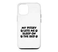 My Pitsky Lets Me Sleep On The Bed Dog Owner Case for iPhone 12/12 Pro