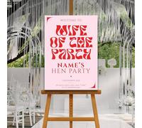 My Pixel Print Blush Pink Wedding Welcome Sign, A1, A2, A3, A4, Glam Style, Tabletop or Wall Mount