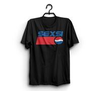 My Pixel Print Sexsi t-Shirt Parody Mens Funny Black T Shirt Novelty Joke Tshirt Rude Gift Him Dad Birthday Slogan