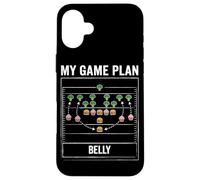 My Plan Game Funny Football Food Chart X's and O's Diagram Case for iPhone 16 Plus