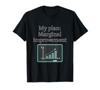 My Plan: Marginal Improvement Funny School Humor Graph T-Shirt