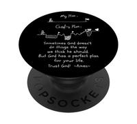 My Plan vs Gods Plan PopSockets Adhesive PopGrip