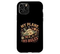 My Plane My Rules - Funny Aviation Pilot Quote for Men Women Case for iPhone 11 Pro