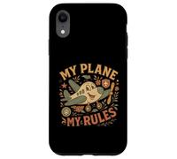 My Plane My Rules - Funny Aviation Pilot Quote for Men Women Case for iPhone XR