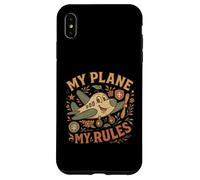 My Plane My Rules - Funny Aviation Pilot Quote for Men Women Case for iPhone XS Max