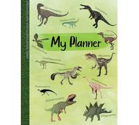 My Planner - Homeschool Student Undated Weekly Dinosaur Planner: 52 Week, 8 Subject with Habit Tracker