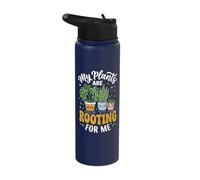 My Plants are Rooting for Me Stainless Steel Insulated Water Bottle