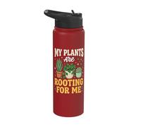 My Plants are Rooting for Me Stainless Steel Insulated Water Bottle