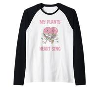 My Plants Not Dying Makes My Heart Sing Gardening Gardener Raglan Baseball Tee