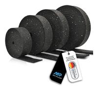 My Plast belastbare Bautenschutzmatte, 000 x 50 x 3 mm, 1 Piece Pads Water Resistant Rubber Granulate Roll for Patio Construction, Black, 20 Meter x 50 mm x 3 mm