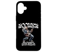 My Playlist Can Beat Up Your Playlist Fun Baby Boomer Design Case for iPhone 16 Plus