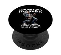 My Playlist Can Beat Up Your Playlist Fun Baby Boomer Design PopSockets Adhesive PopGrip