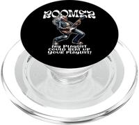 My Playlist Can Beat Up Your Playlist Fun Baby Boomer Design PopSockets PopGrip for MagSafe