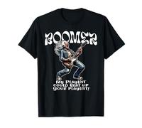 My Playlist Can Beat Up Your Playlist Fun Baby Boomer Design T-Shirt