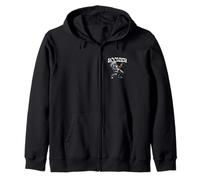 My Playlist Can Beat Up Your Playlist Fun Baby Boomer Design Zip Hoodie