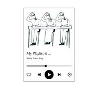 My Playlist: Music log book to calm your mind.
