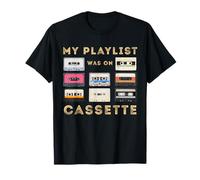 My Playlist was On Cassette Retro Tape Nostalgia Vintage T-Shirt