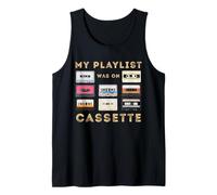 My Playlist was On Cassette Retro Tape Nostalgia Vintage Tank Top