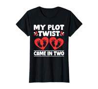 My Plot Twist Came in Two Twin Mom Mother T-Shirt