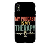 My Podcast Is My Therapy Funny Podcast Case for iPhone X/XS