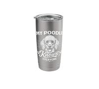 My Poodle Knows Everyone Stainless Steel Insulated Tumbler