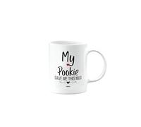 My Pookie gave me This Mug, Husband, Boyfriend, Wife, Girlfriend, Funny, Silly, Joke, Gag, Valentines Gifts for Him or Her, Presents for Men or Women, Cup, mm- CA_308_130