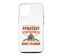 My Pool Strategy Is Top Secret Funny Billiard Case for iPhone 12/12 Pro
