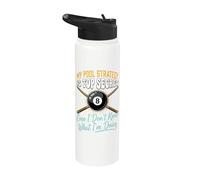 My Pool Strategy is Top Secret I Don't Know What I'm Doing Stainless Steel Insulated Water Bottle
