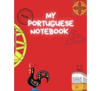 My Portuguese Notebook | 8x10 lined 100 pages | language lesson notes study journal learning Portugal travel notes | getitdone notebook