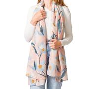 My Posh Shop Coral Floral Sketch Scarf