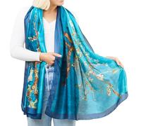 My Posh Shop Van Gogh Silk Almond Blossom Scarf