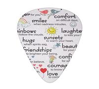 My Prayer For You Thin Medium And Heavy Gauge Guitar Picks For Bass Electric Acoustic Guitars (12 Count)