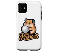 My Precious Hamster Holding Pearl Cute Animal Meme Case for iPhone 11