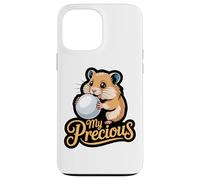 My Precious Hamster Holding Pearl Cute Animal Meme Case for iPhone 13 Pro Max