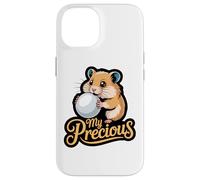 My Precious Hamster Holding Pearl Cute Animal Meme Case for iPhone 14