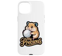 My Precious Hamster Holding Pearl Cute Animal Meme Case for iPhone 15 Plus