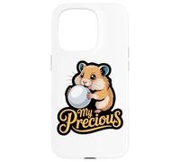 My Precious Hamster Holding Pearl Cute Animal Meme Case for iPhone 15 Pro